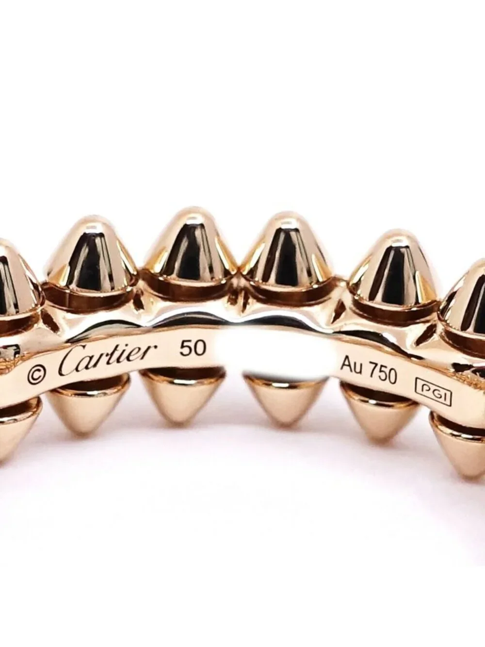 Cartier 18k Pink Gold Crush de Ring SM